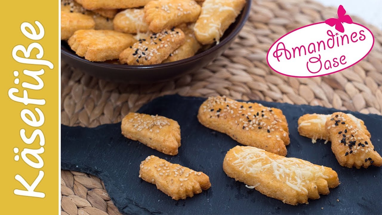 Lustige Käsefüße zum Knabbern 🧀🦶 - das Käse Plätzchen Rezept!
