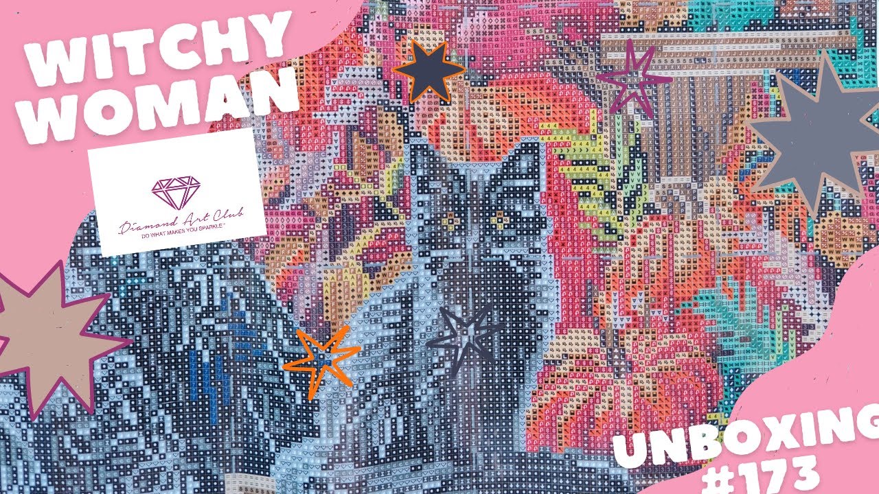 Unboxing #173 - Witchy woman DAC cadeau de Noel #diamondpainting #arttherapy #pixelart #gift