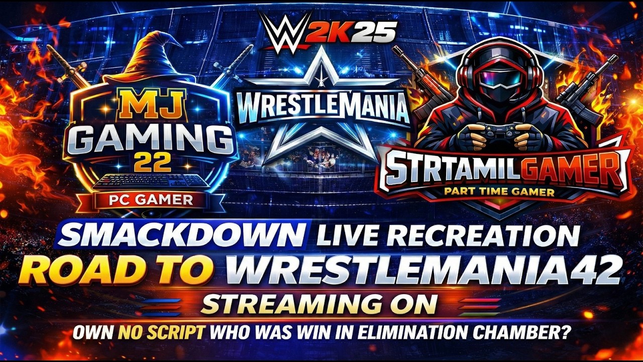 🔥WHO WON THE ELIMINATION CHAMBER?! 😱 Road to WrestleMania 42 ft. @MJR2003   G& ft. @strgamer007 ​