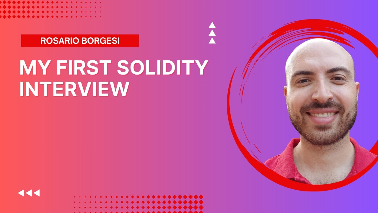 My First Solidity Developer Interview | Smart Contract Review + Live Coding