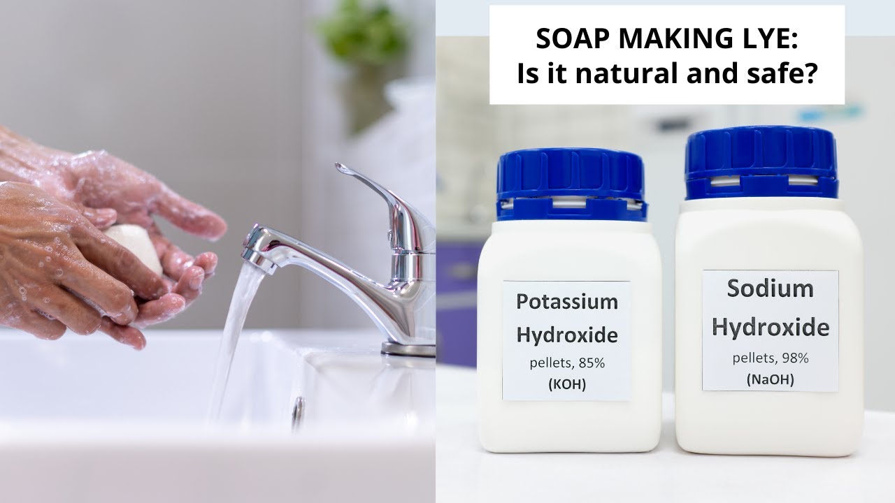 Is lye soap safe to use on the skin?