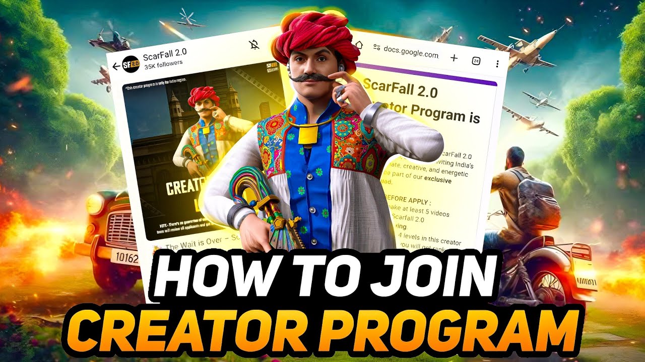 How to Join Scarfall 2.0 Official Creator Program / Content Creator | All Criteria's