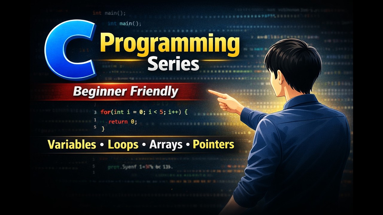 C Programming Course for Beginners | Complete C Language Tutorial | C Programming Full Course Intro