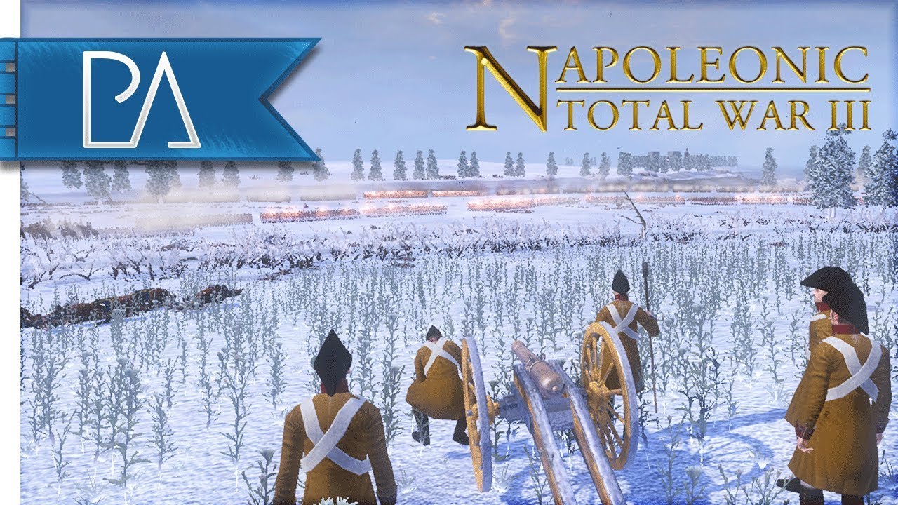 EPIC FROZEN RIVER CROSSING - Napoleonic: Total War 3 Mod Gameplay