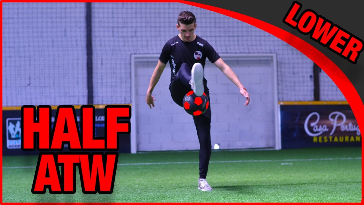 COMMENT FAIRE UNE VARIANTE DU TOUR DU MONDE - TUTORIEL FREESTYLE FOOTBALL ( HALF ATW )