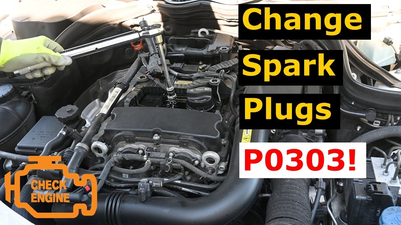 Как заменить свечи зажигания: код двигателя Mercedes C250 W204 P0303