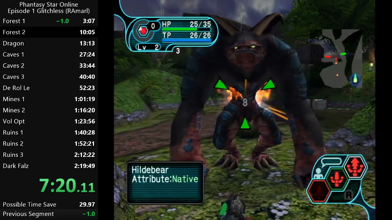 PSO Ep1 Glitchless (RAmarl) - 2:07:55