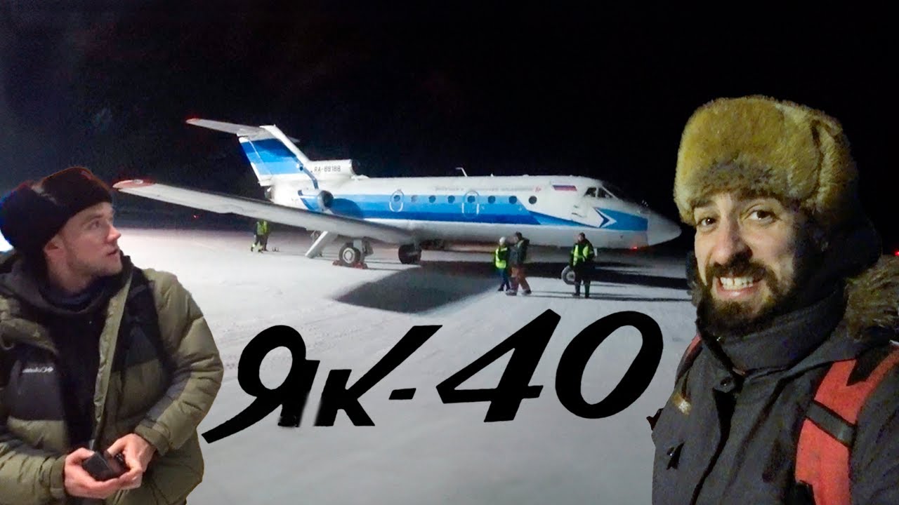 Vuelo en avión soviético de 46 años con Ramilla | Yakovlev-40