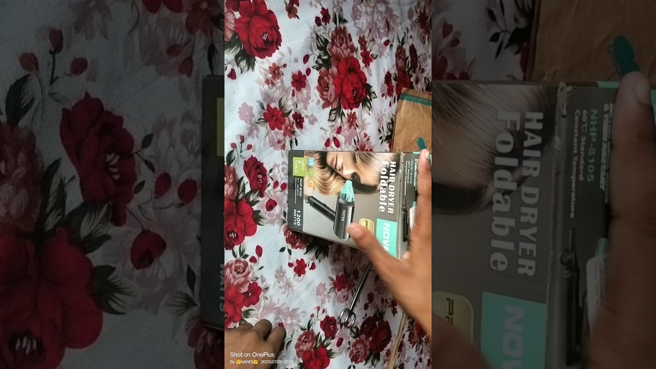 Nova Hair Dryer Unboxing Flipkart  Under 300 #unboxing #nova #shorts #short