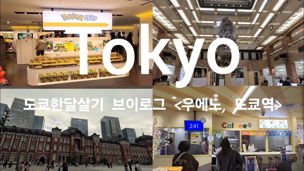 도쿄한달살기2_우에노 국립서양미술관_아메요코시장_도쿄역까지_브이로그