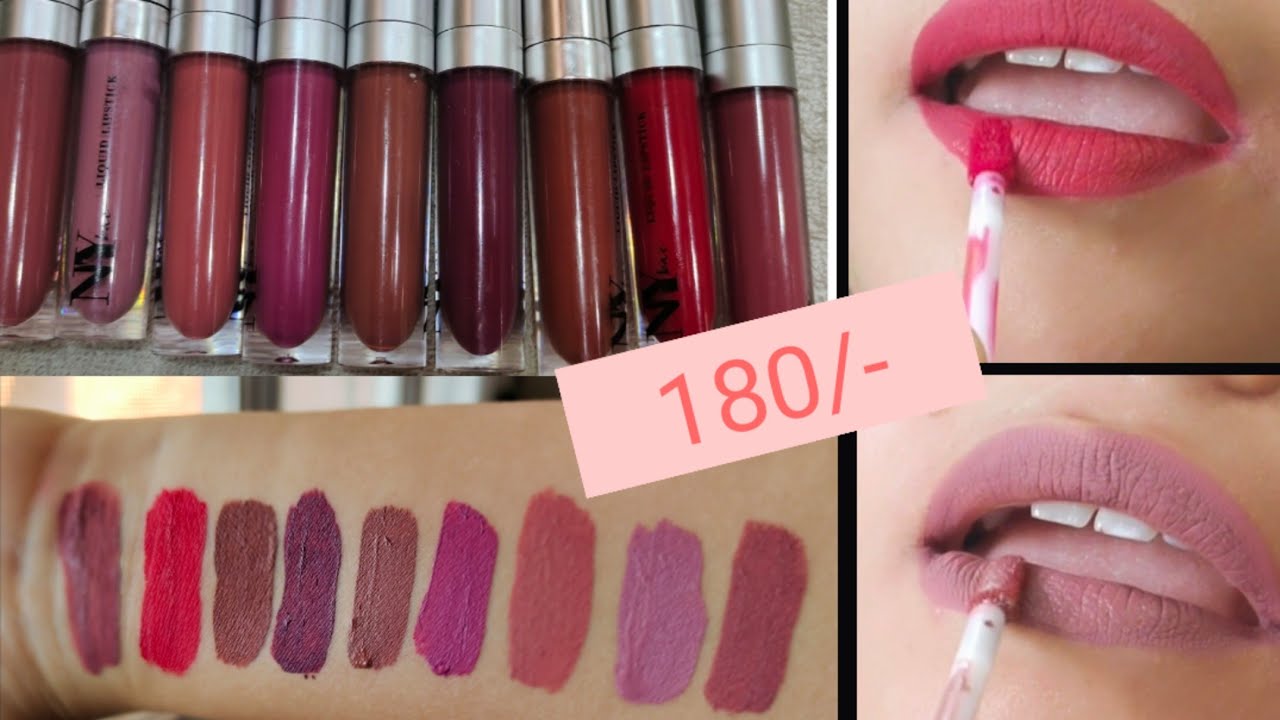 Ny Bae Primer + Matte Liquid lipstick Hand + Lip Swatches | Affordable Matte Lipstick |