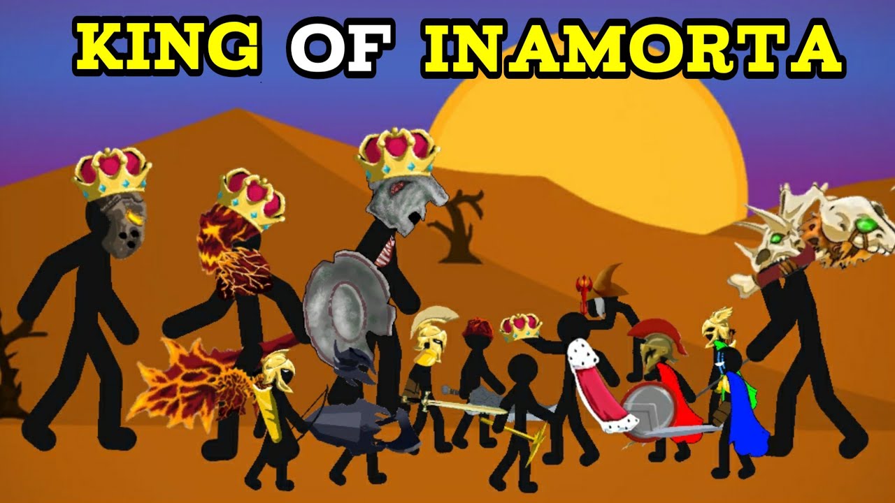 King of Inamorta | Griffon, Generals,Final Boss,Giant,Golden Spearton Stick War Animation Chapter 3