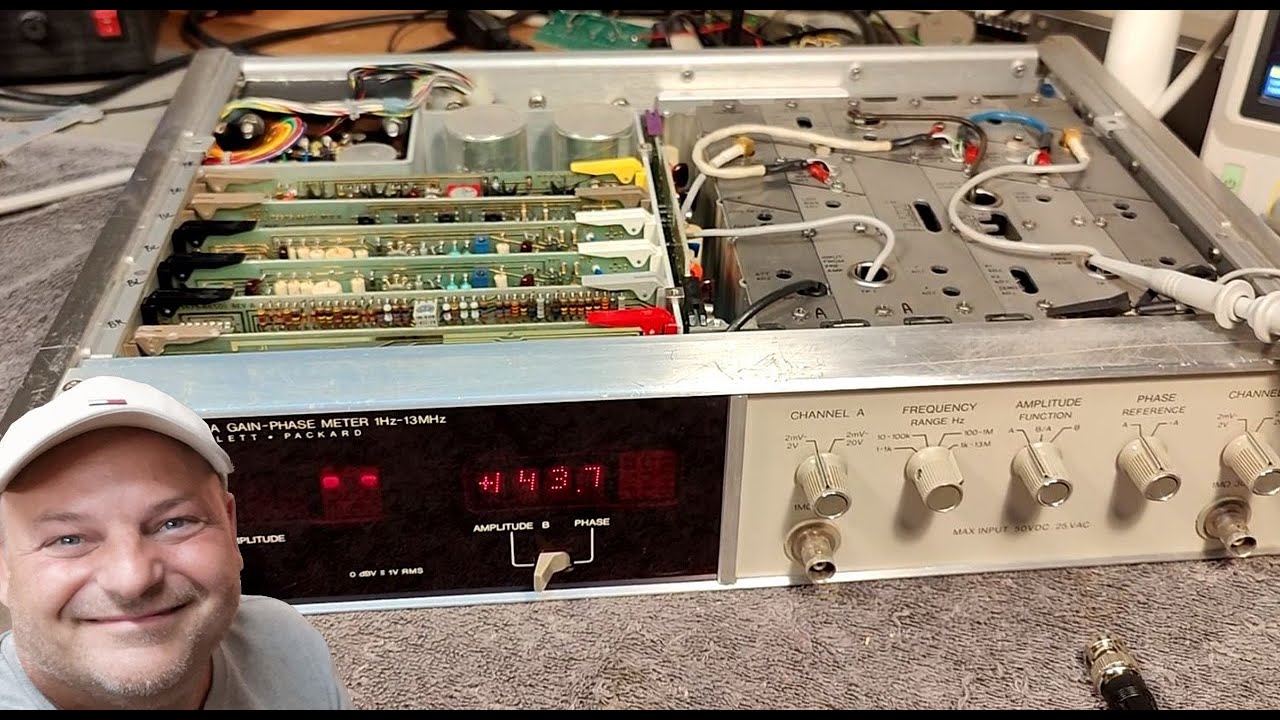 HP 3575A Gain Phase Meter 1976 test teardown