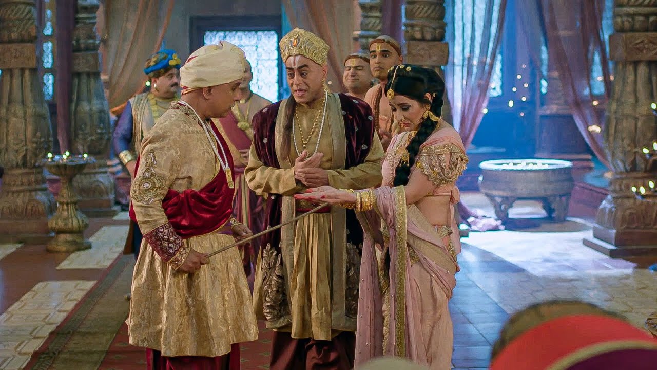 सौदामनी देवी को छड़ी पड़ने से तथाचार्य ने रोका निर्देशक को || Tenali Rama || Full Ep-59
