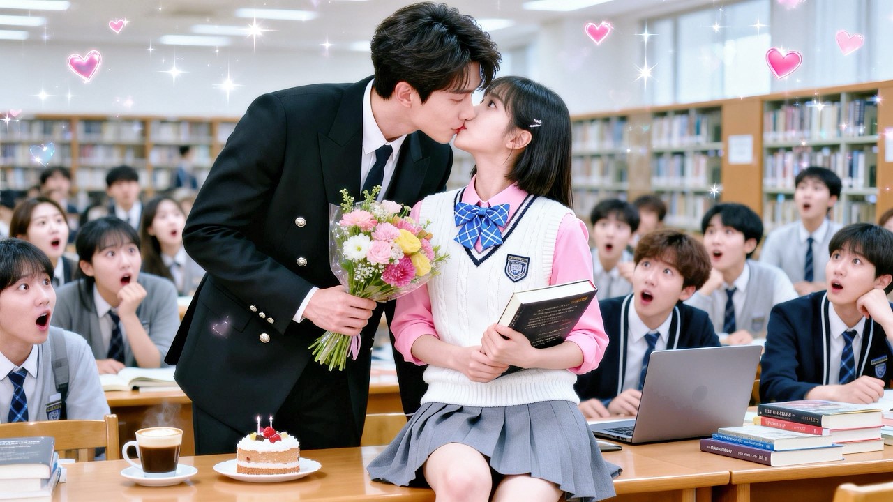 Le PDG froid déteste le contact,mais baiser la fille mignonne à la bibliothèque. L’amour commence!