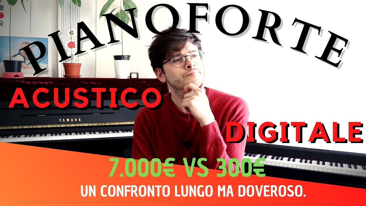 Pianoforte ACUSTICO vs DIGITALE: Uno scontro leggendario.