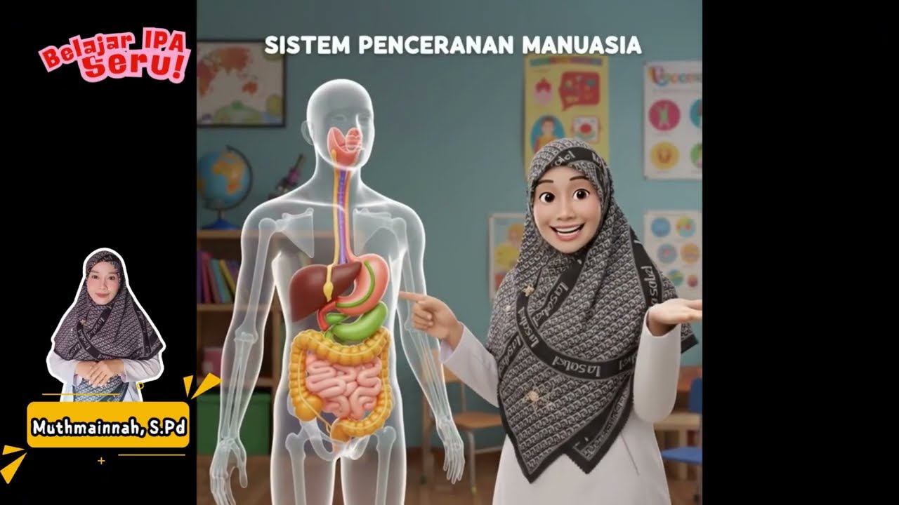 Video Pembelajaran IPA MTs/SMP Kelas VIII Sistem Pencernaan Manusia