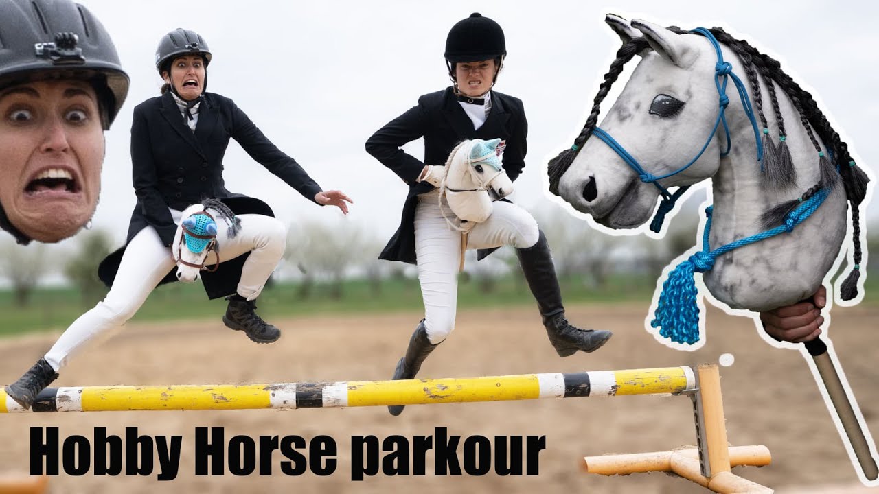 Skáčeme na koních na tyči s Evou Horlick ♞ HOBBY HORSING