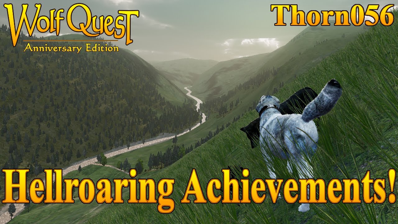 ALL Hellroaring Mountain Achievements!!! || WolfQuest Anniversary Edition