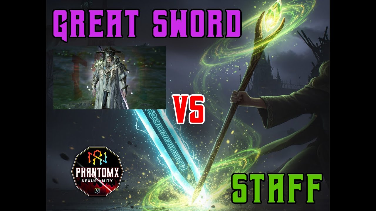 Staff vs Great Sword Lord Nine Infinite Class!