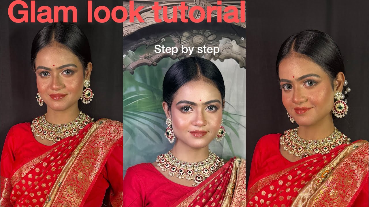 Easy Glam makeup step by step by #makeuptutorial #shortsviral