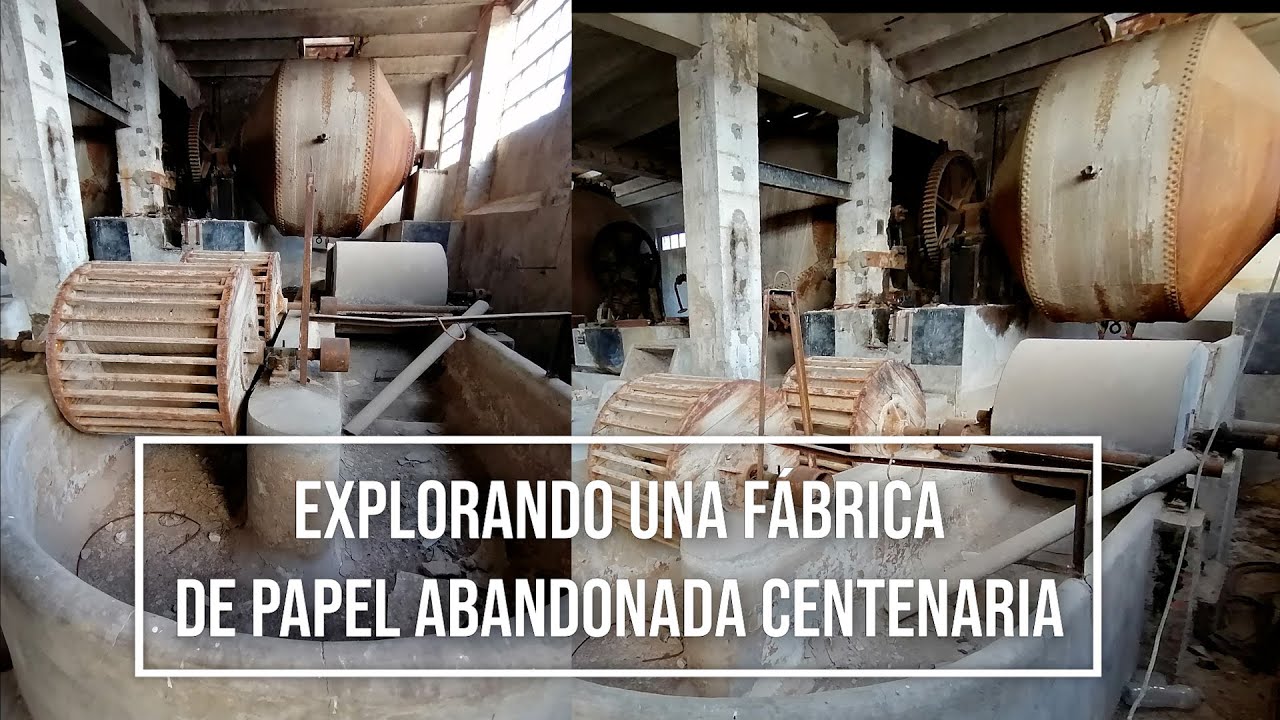 Explorando una FÁBRICA DE PAPEL ABANDONADA CENTENARIA #UrbexLeone #Urbex #bando