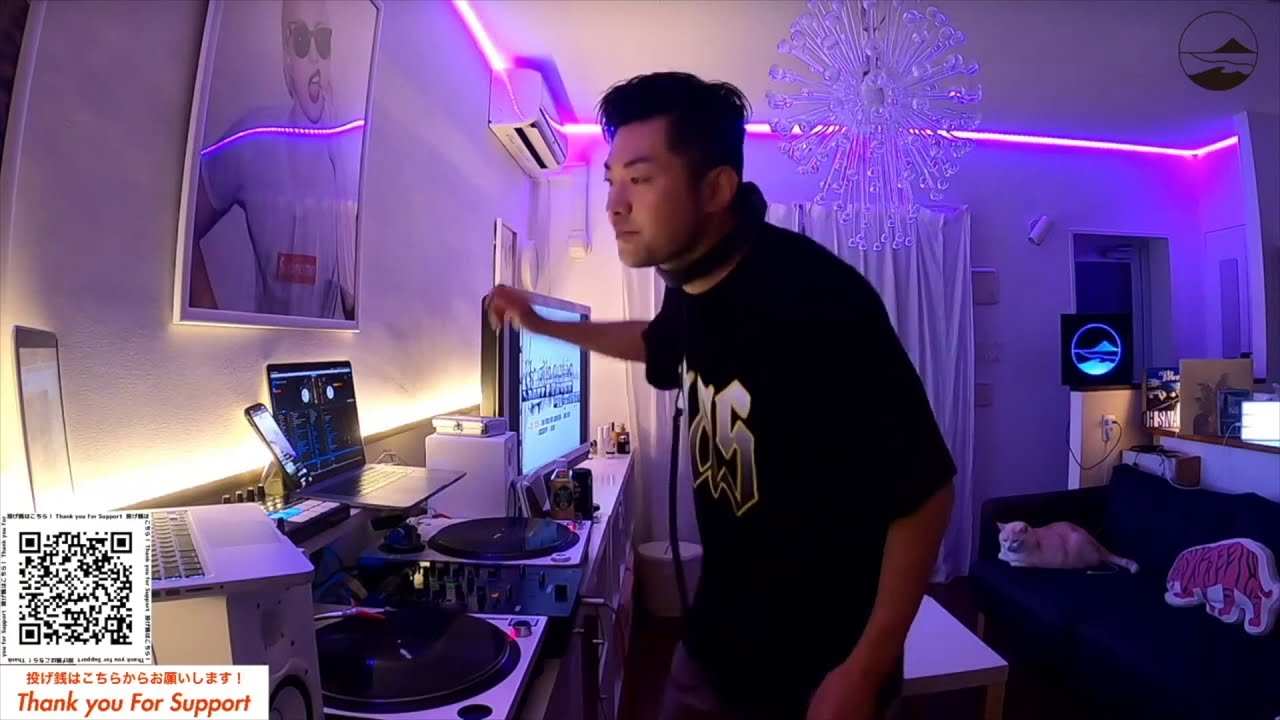 DJ KRO #STAYHOME Live MIX with my Cat【Digest Part.3】-2000s HIPHOP MIX-