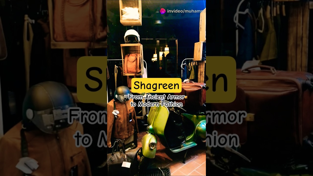 Shagreen: From Ancient Armor to Modern Fashion! #Shagreen, #Fashion, #LeatherGoods, #AncientArmor