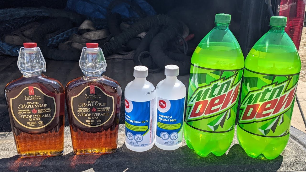 Mountain Dew Traction Compound. And It Works!