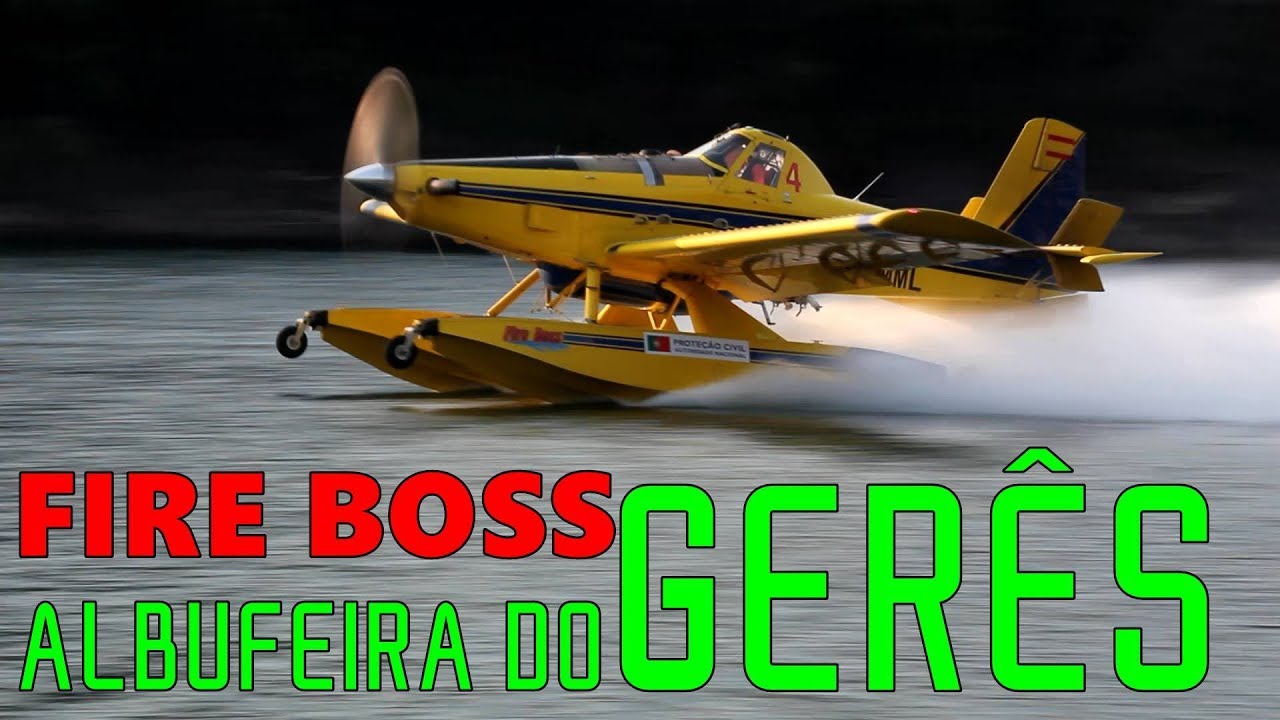 Combate a Incêndio | GERÊS | Fire Fighting-Air Tractor Fire Boss | Pure Sound