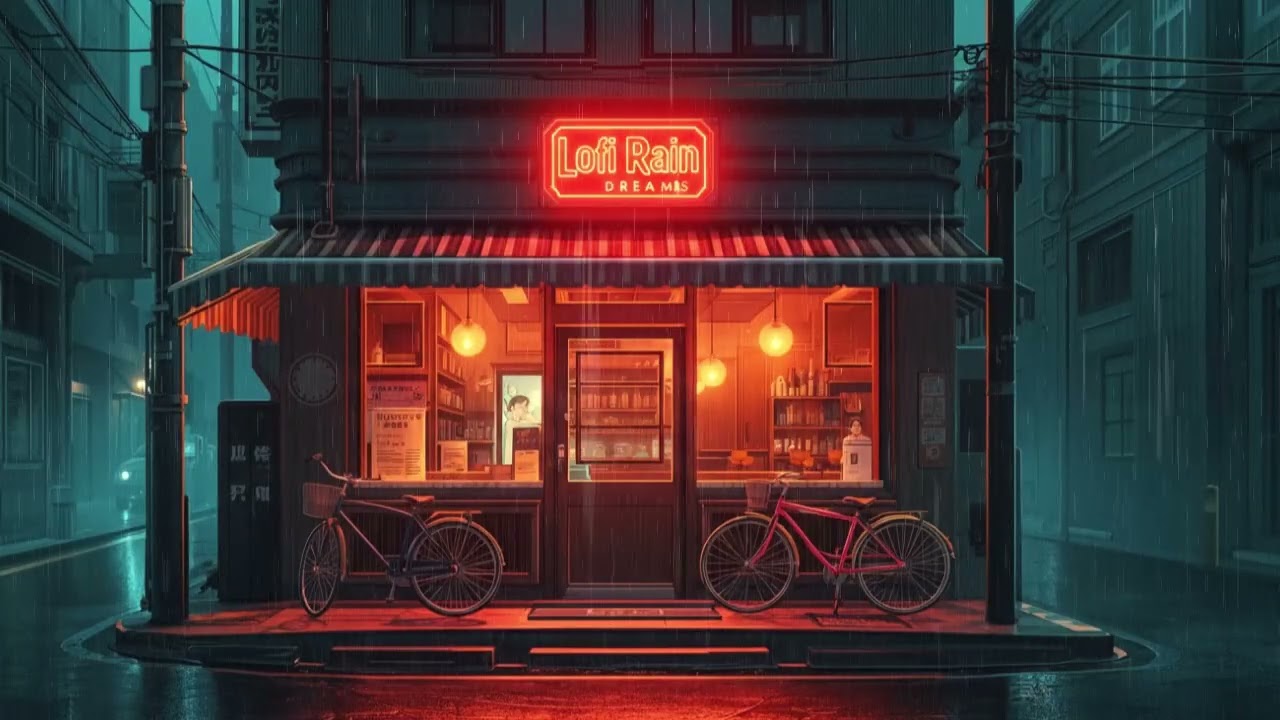 Tokyo After Midnight 🌙 Lofi Sleep with Rain Night In Tokyo Sub Urban