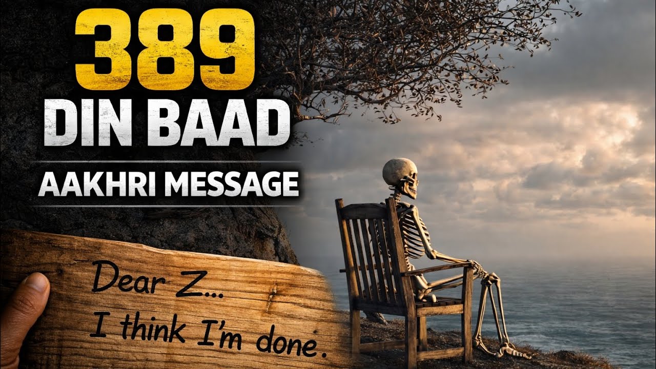 389 din Baad AAKHRI Massage 😭 #survivalstory inhindi #survival story explain in hindi 