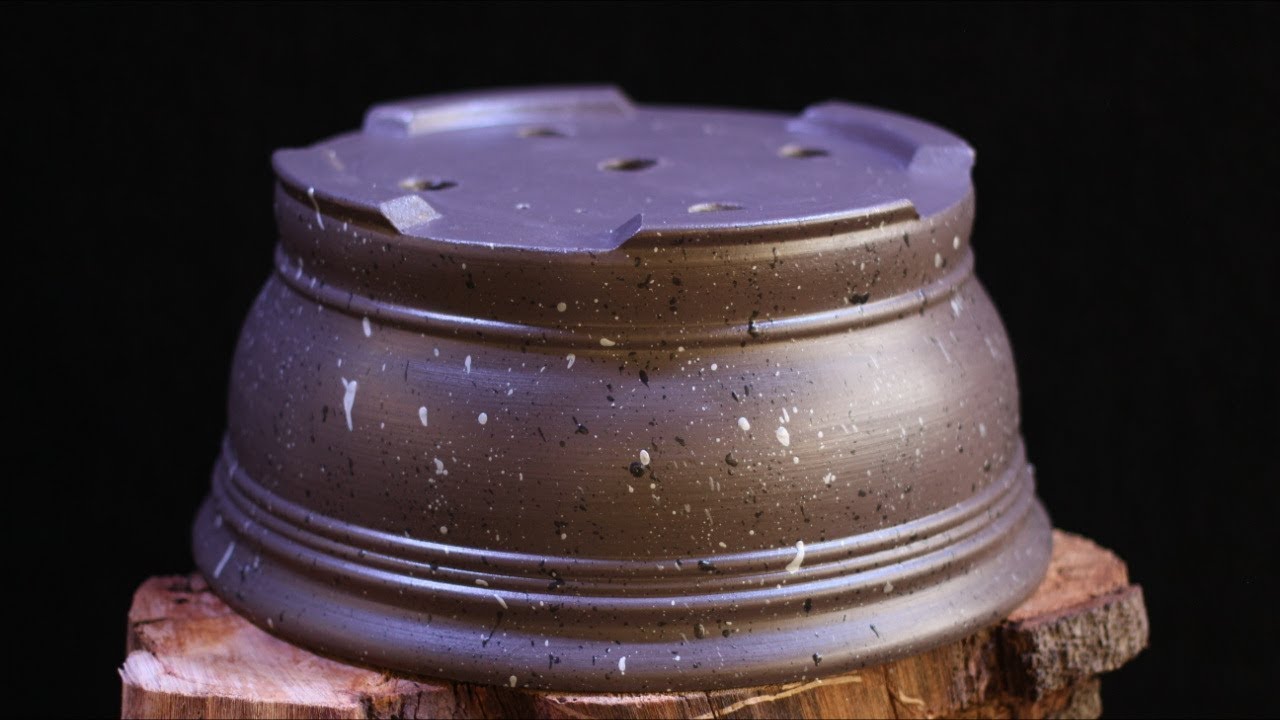 Como Pintar  Vasos asiáticos para Bonsai e aproveitar as sobras de massa (vídeo 42)