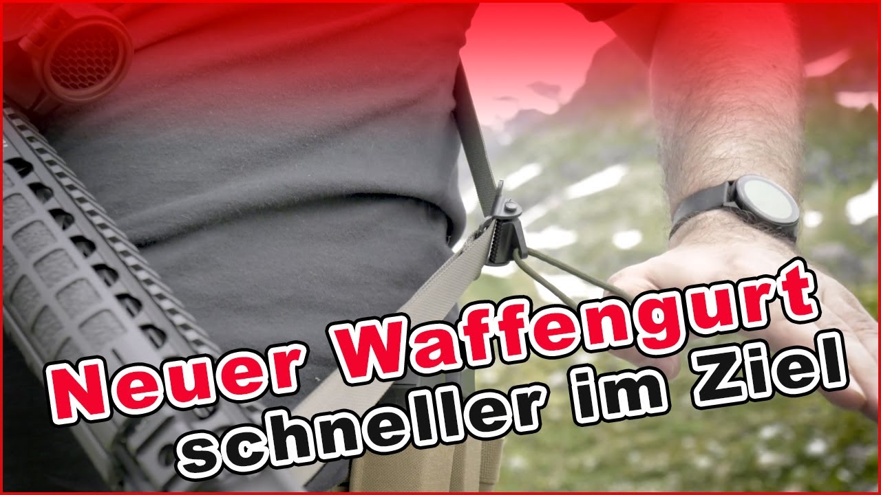 Schneller im Ziel? Innovativer Waffengurt von SR Tactical