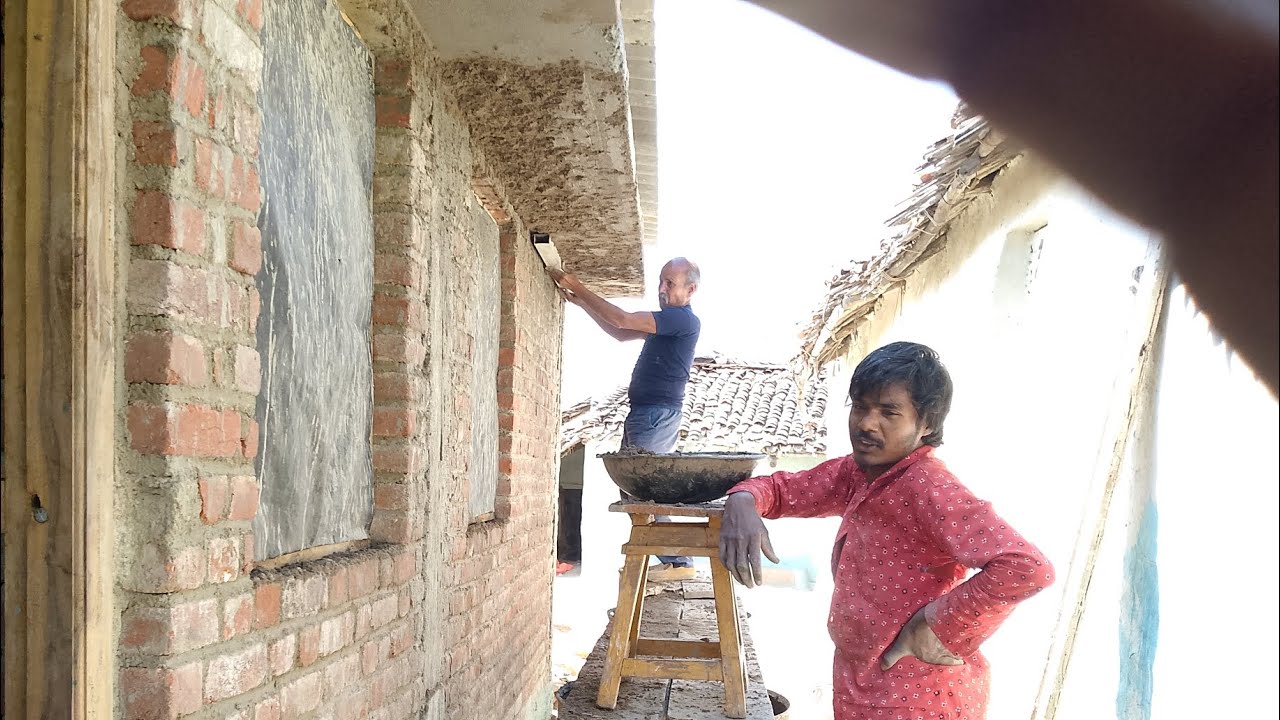 घर में रेलिंग की छपाई घर में दीवार कीछपाई mere Ghar mein diwaron ki chhapai ho rahi hai aur railing