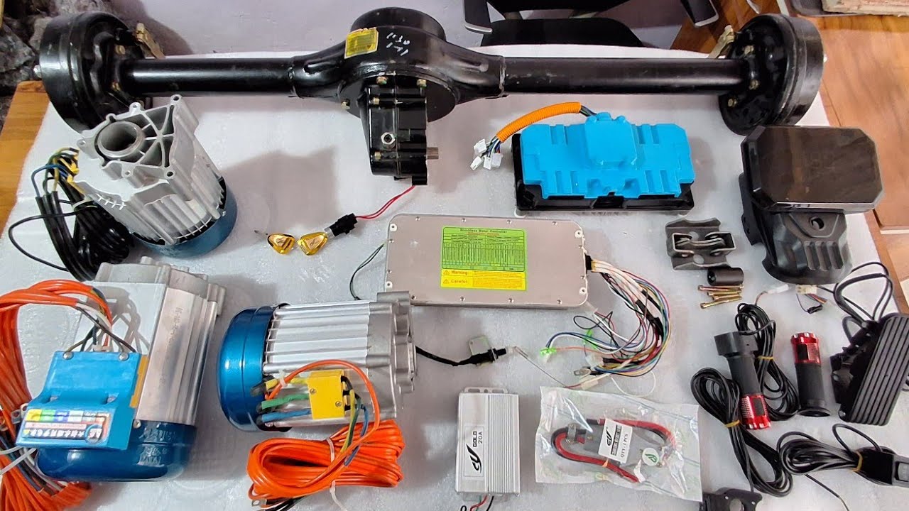 48/60V 1KW TO 2KW BLDC/PMSM DATAI KIT WITH DIFFERENTIAL