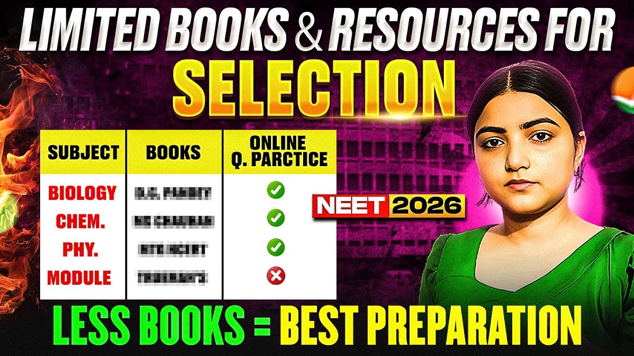 ⚠️Only (1% students) know the BEST Books for NEET 2026 & 2027🔥🎯 IMPORTANT‼️