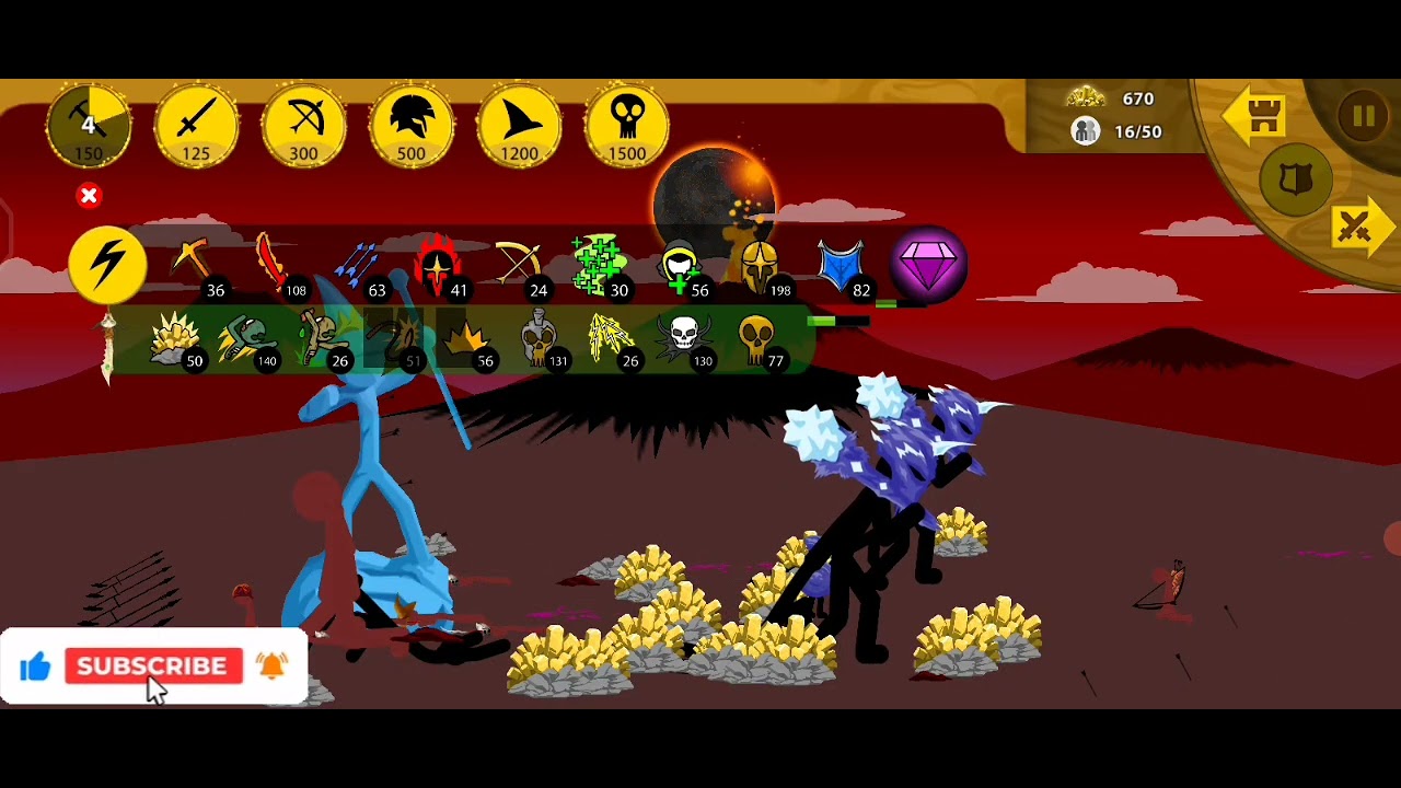 Stick War Legacy EXPERIMENT — New Ice Skin & Ice Giant + All Giant Summon Griffon vs Final Boss