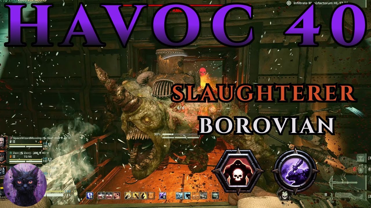 Ogryn - Borovian Pickaxe & Rumbler | Havoc 40 Gameplay | Darktide