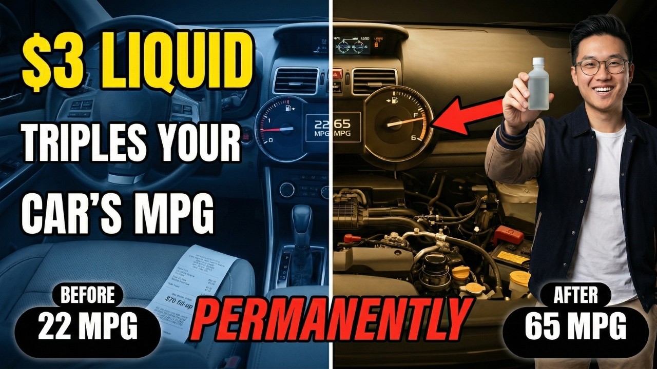 $3 Liquid TRIPLES Any Car's MPG PERMANENTLY &mdash; Oil Companies BURIED This Since 1939