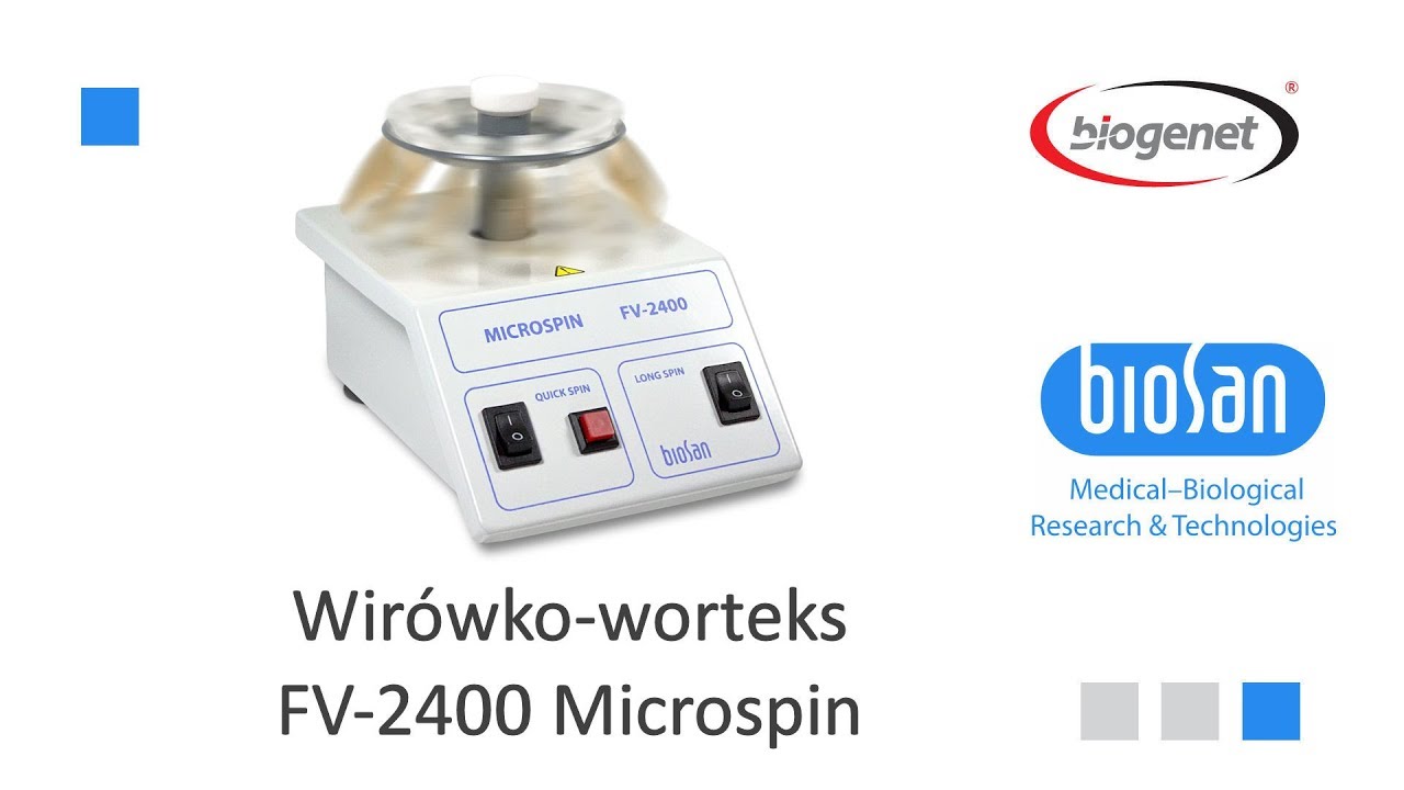 Wideo instrukcja wirówko-worteks FV-2400 Biosan