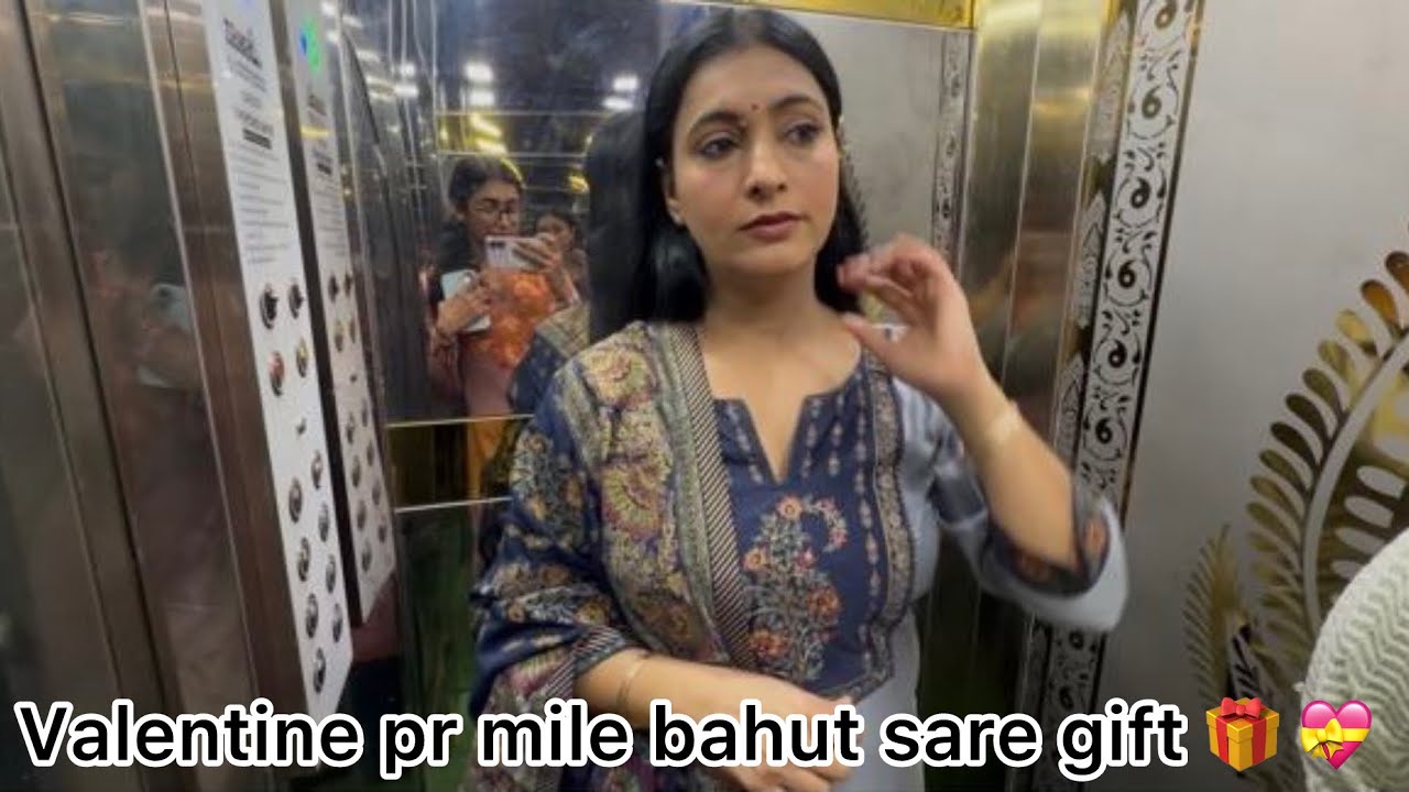 Valentine pr mile bahut saare gift 🎁 💝 
