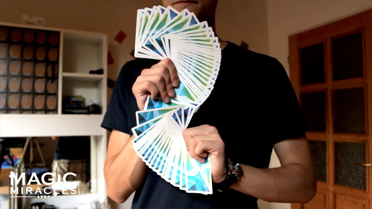 Ako spraviť jednoručný kartový vejár | One Handed Fan