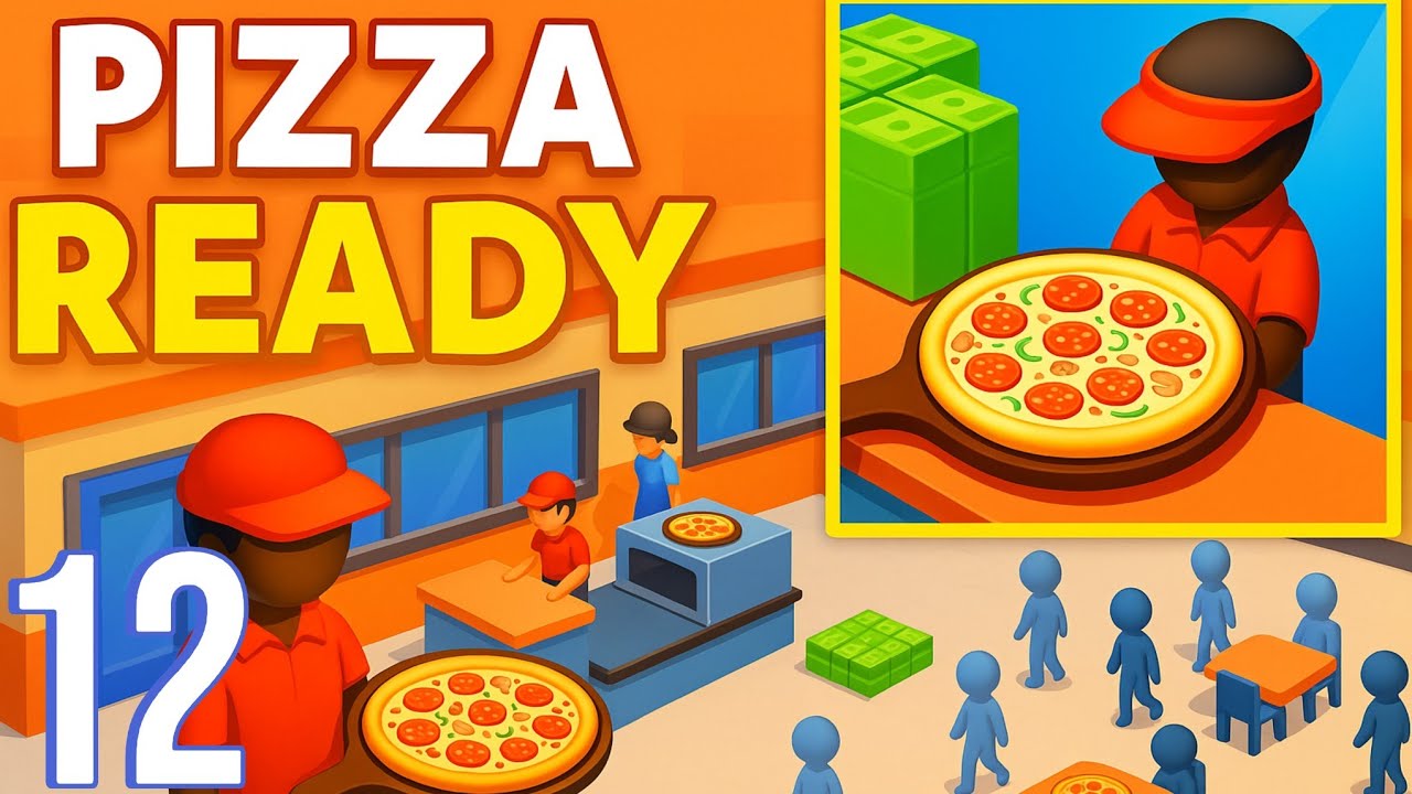 Pizza Ready | Gameplay Walkthrough Part 12 | Stickman Pizza Restaurant Simulator Game (IOS, Android)