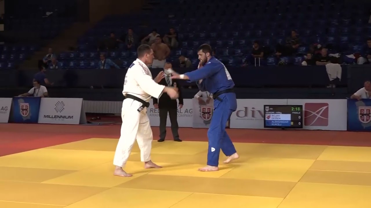 Bojan Došen CZB Aleksandar Kukolj RAK 0:1 -100kg #PrvenstvoSrbijeZaSeniore2020 #JudoIsBack Finale