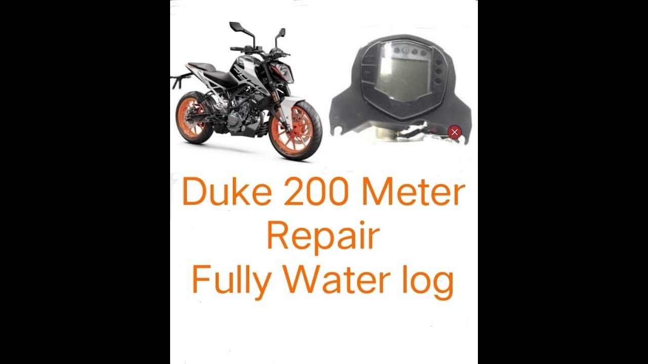 ktm duke 200 meter repair