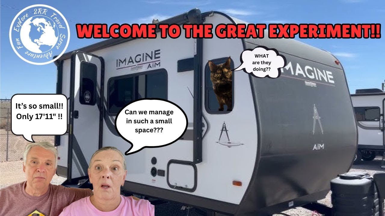 RV LIVING: The Great Experiment! Can We Live for a Month in a GD Imagine AIM MS14? #couplestrailer