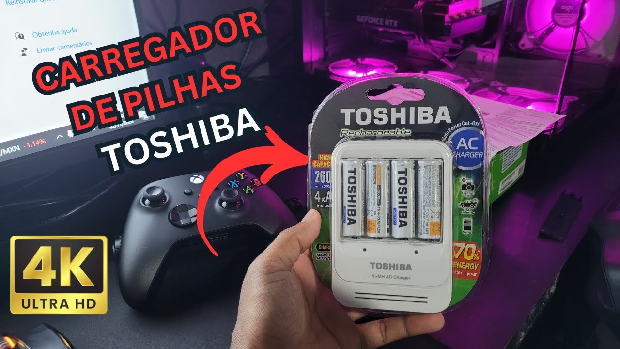 Carregador de pilhas TOSHIBA