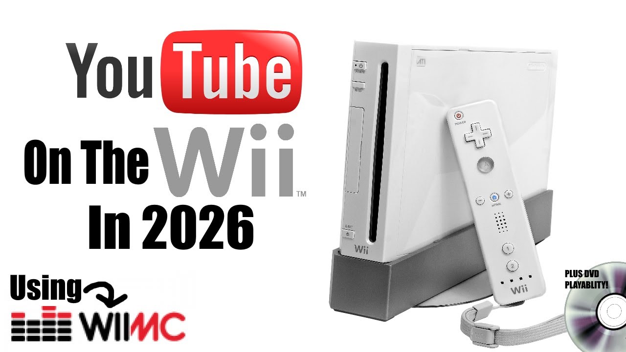 YouTube on the Wii in 2026! DVD playability too!