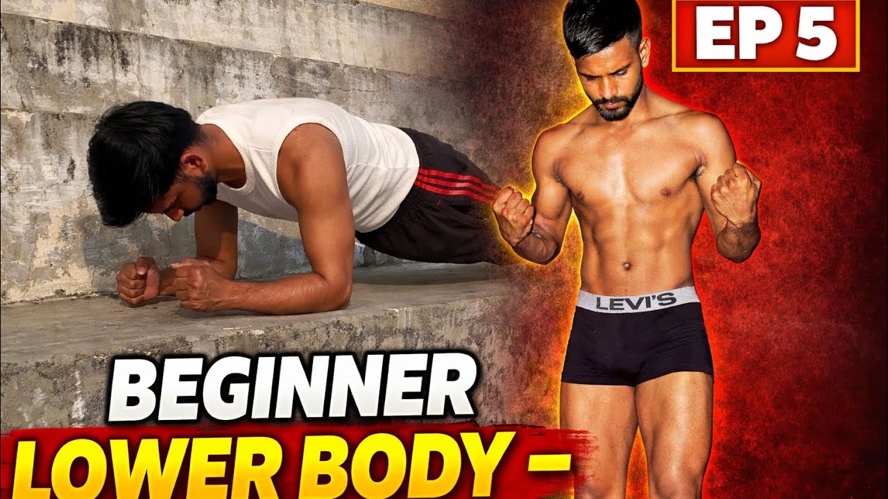 Power Legs & Core: 5 Must-Do Exercises for Beginners ( Lower Body Focus) EP 5 